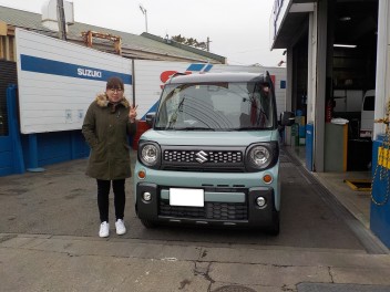 スペーシアギア ＨＹＢＲＩＤ ＭＺターボ☆御納車☆致しました♪♪♪
